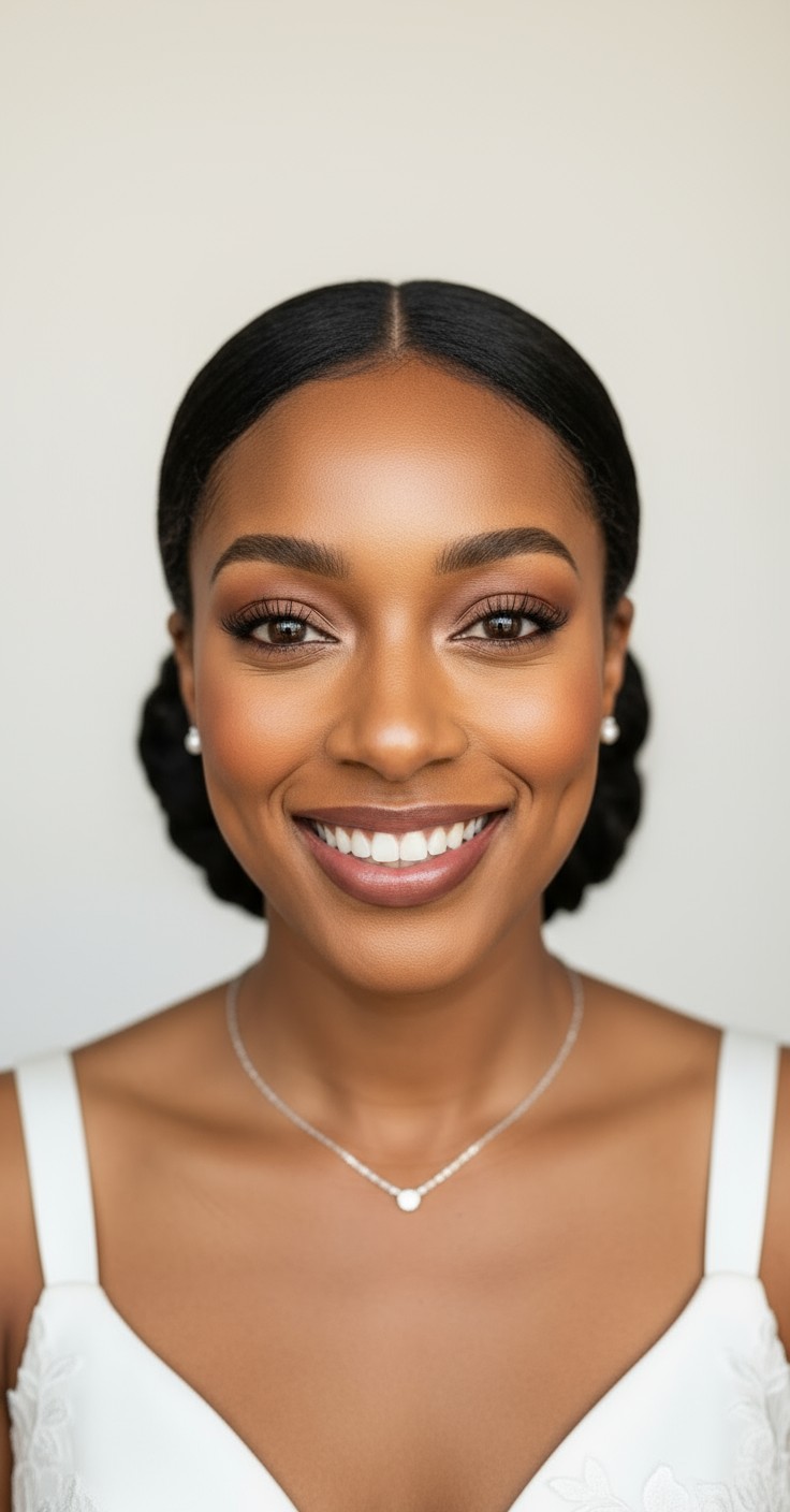 After Bridal Low Bun